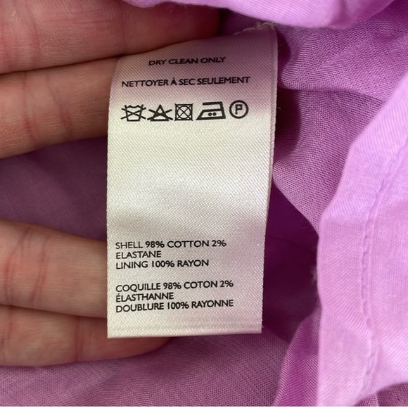 Maeve Anthropologie Lilac Strapless Dress with Floral Details - Picture 5 of 5